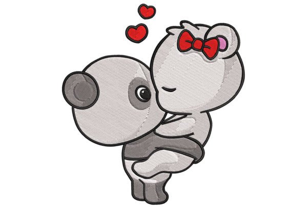 A Valentine S Kiss Amongst Bamboo