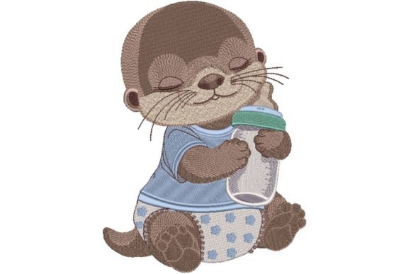 Baby Otter with Bottle of Milk Review