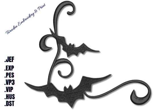 Bat Frame: The Perfect Seasonal Embroidery Design for Holiday Creations