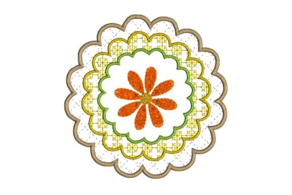 Beautiful Flower Coaster Applique Review