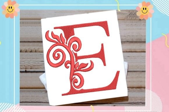 Beautiful Letter E Monogram Review for Boutique Apparel