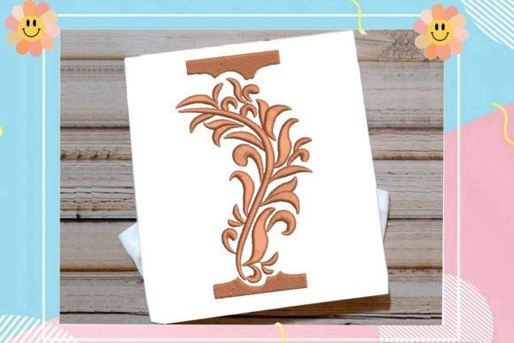 Beautiful Monogram Letter I: A Seasonal Design Review