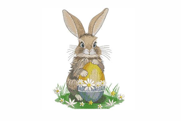 Bunny with Easter Egg Embroidery Review