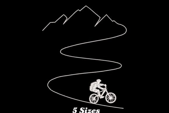 Cyclist Rider Embroidery Design Review