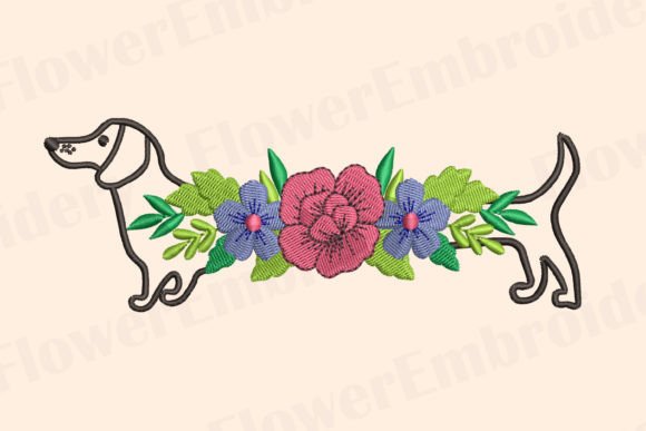 Daschund Dog Embroidery Review