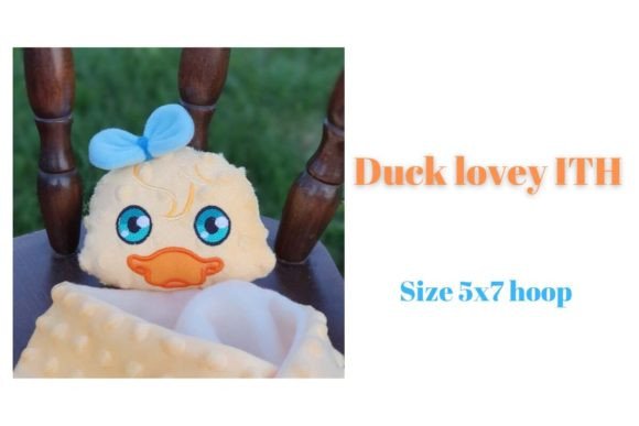 Duck Lovey ITH Blanket Comforter 5x7