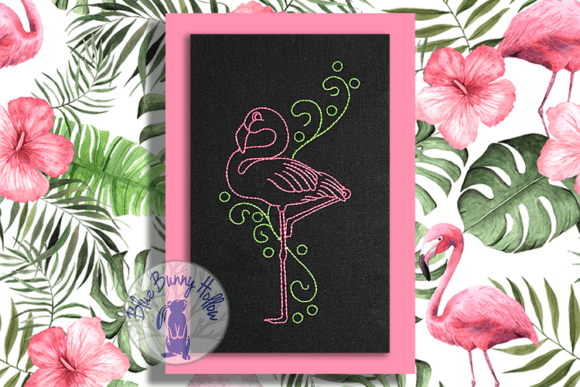 Fletcher Flamingo Embroidery Design Review