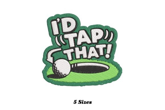 I’d Tap That Golf Embroidery Design Review