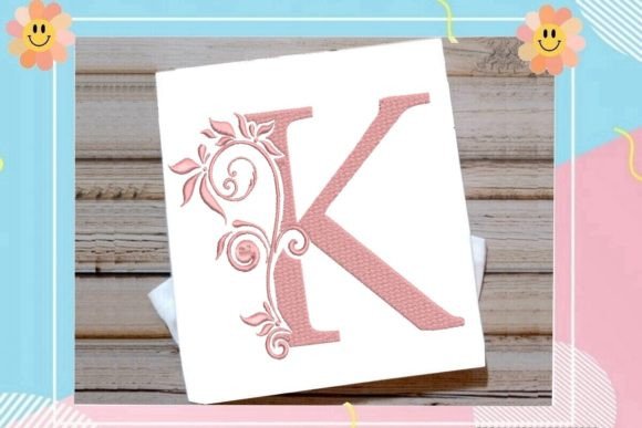 K Beautiful Monogram Letter Design Review