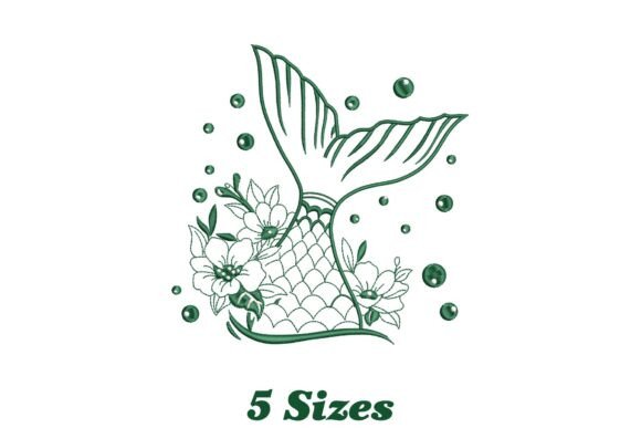 Mermaid Tail with Flowers Review