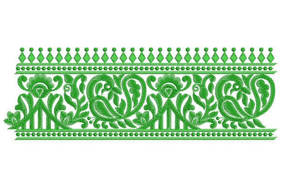 Peacock Floral Border Design Review