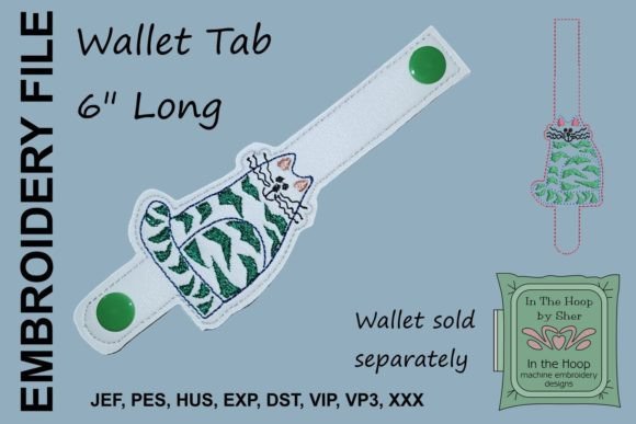 Striped Cat Wallet Tab Review for Boutique Apparel