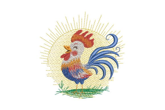 Sunny Rooster Embroidery Review